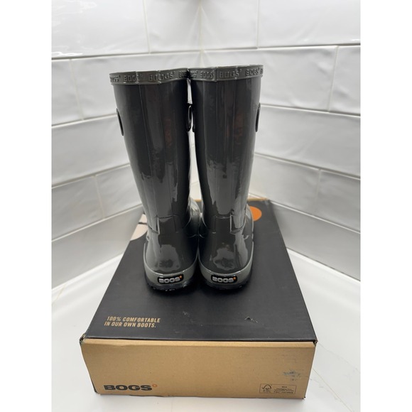 Bog Rain Boots kids size 5 in gray - Picture 3 of 5